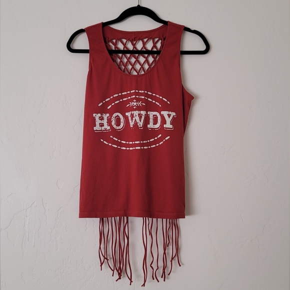 Shyanne Tops - Shyanne Howdy Fringe Top